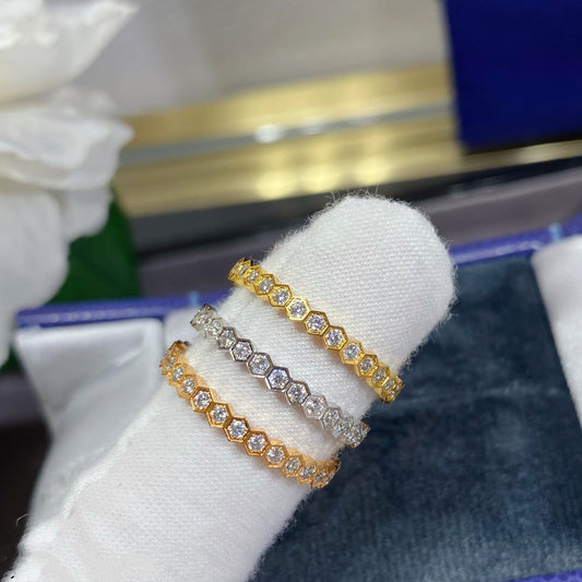 [⭐Hildren Jewelry]BEE LOVE DIAMOND PAVED SMALL RING