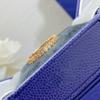 [⭐Hildren Jewelry]BEE LOVE DIAMOND PAVED SMALL RING