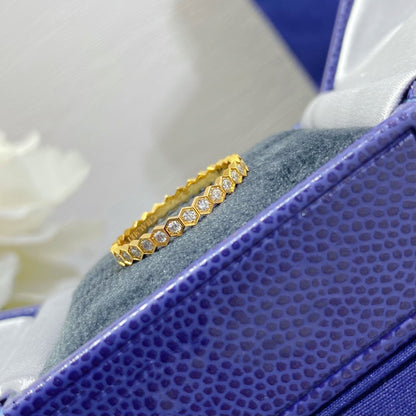 [⭐Hildren Jewelry]BEE LOVE DIAMOND PAVED SMALL RING