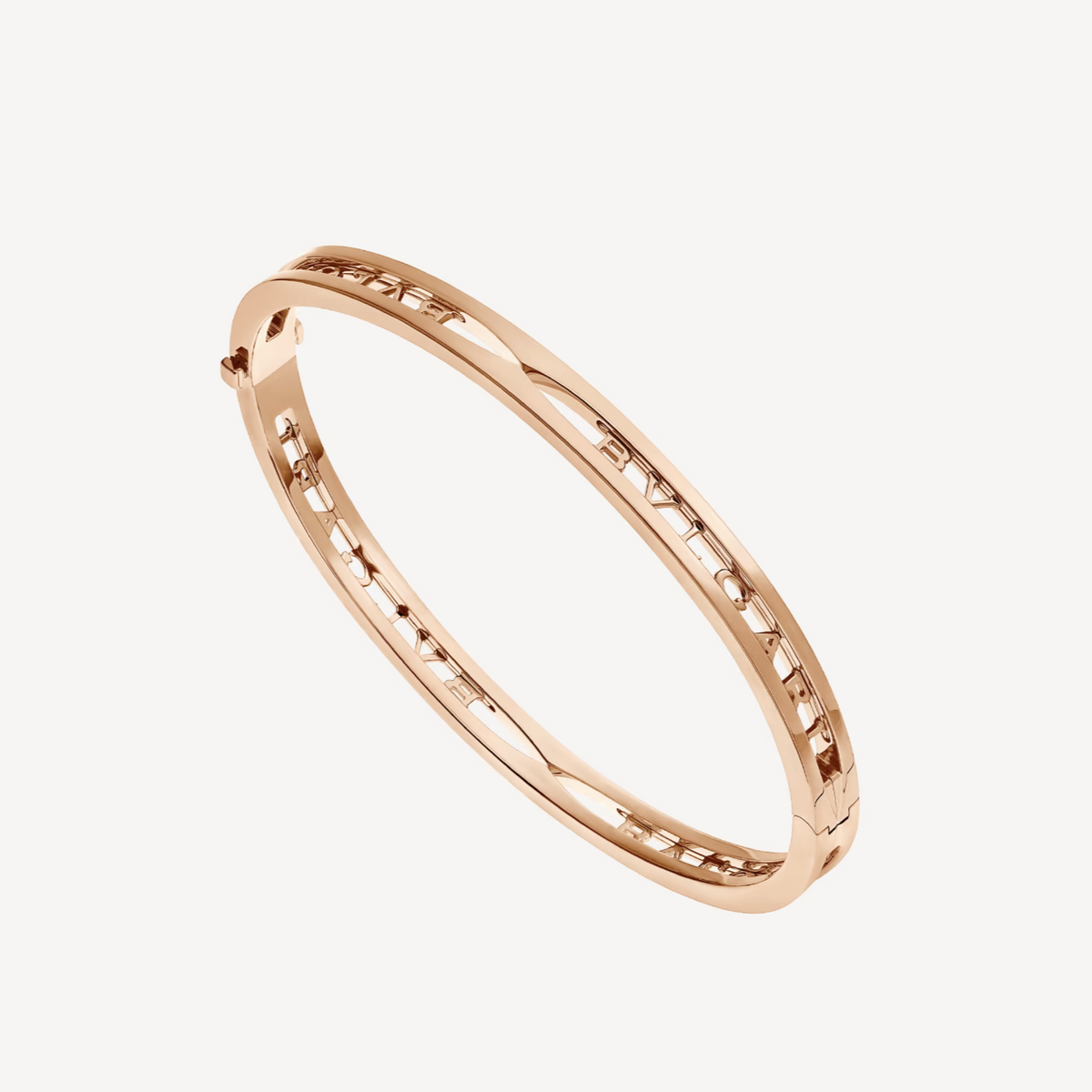 [⭐Hildren Jewelry]ZERO 1 SPIRAL LOGO PINK GOLD BRACELET