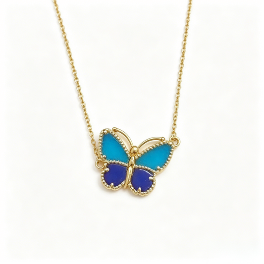 [⭐Hildren Jewelry]  2026 NEW LUCKY BUTTERFLY 1 MOTIFS NECKLACE