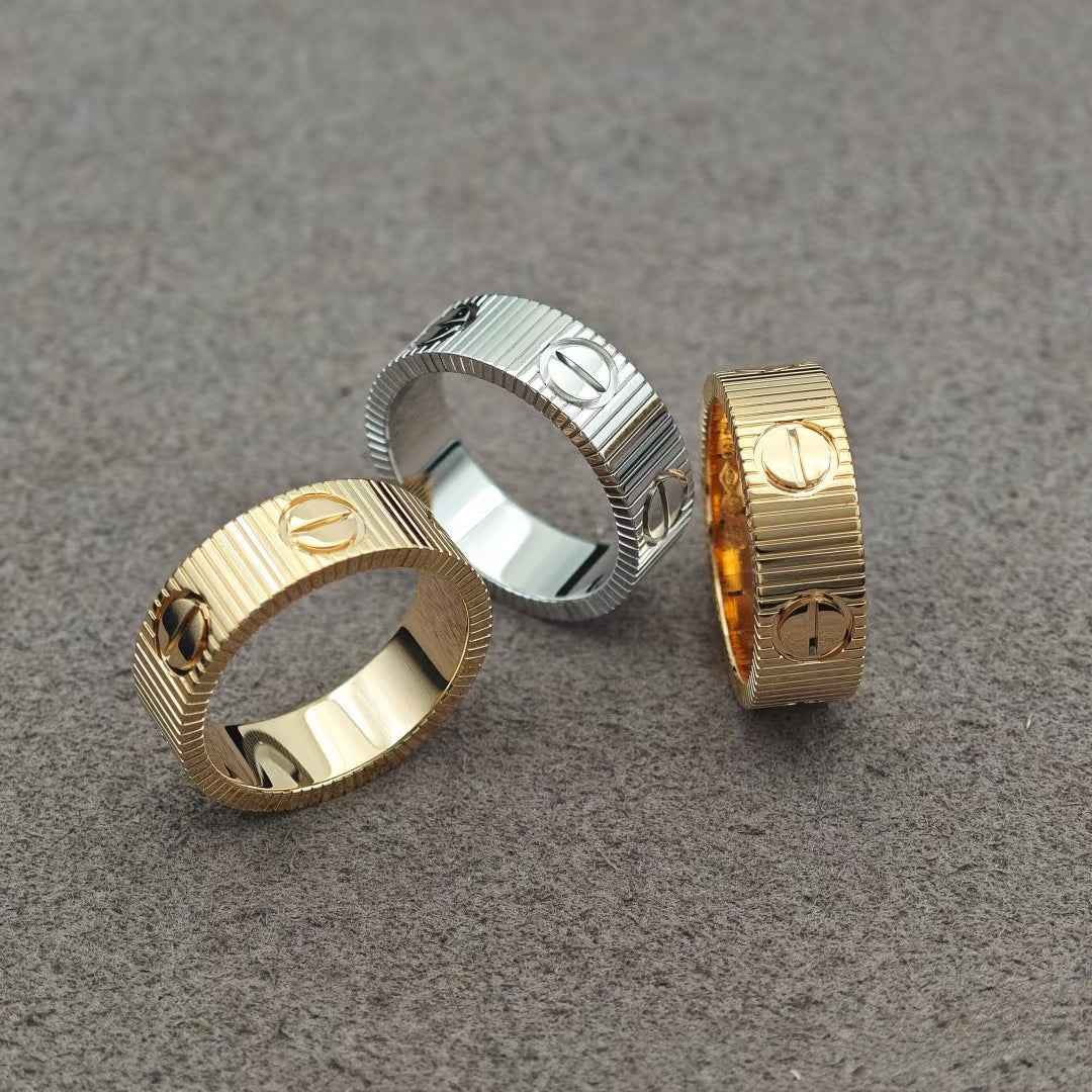 [⭐Hildren Jewelry]LOVE 6.5MM RING