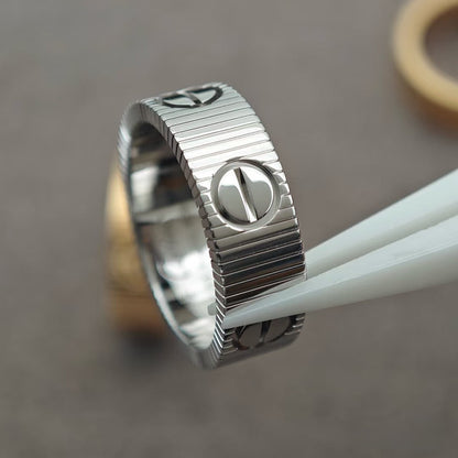 [⭐Hildren Jewelry]LOVE 6.5MM RING