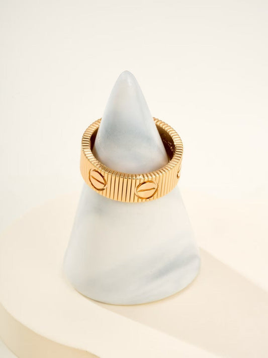 [⭐Hildren Jewelry]LOVE 6.5MM RING