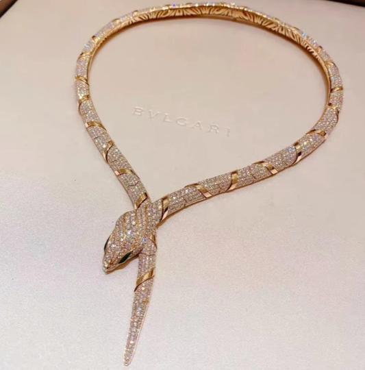 [⭐Hildren Jewelry]HAUTE COUTURE GOLD SERPENTI NECKLACE
