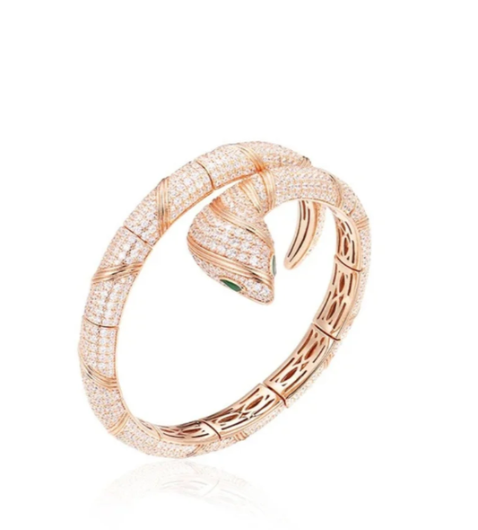 [⭐Hildren Jewelry]HAUTE COUTURE GOLD SERPENTI BRACELET