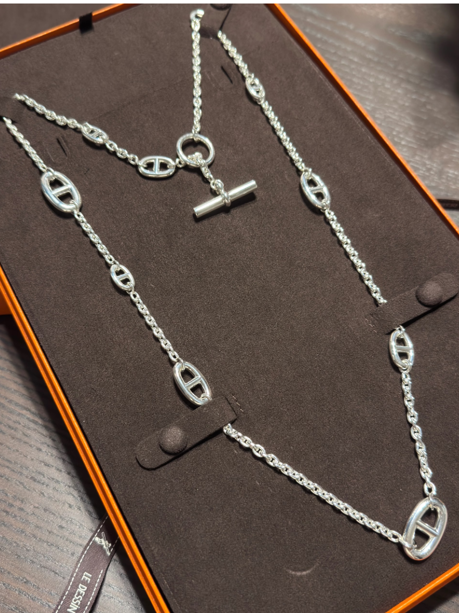 [⭐Hildren Jewelry]Classic Silver Sweater Chain