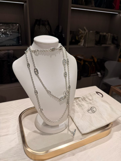 [⭐Hildren Jewelry]Classic Silver Sweater Chain