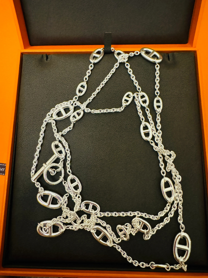 [⭐Hildren Jewelry]Classic Silver Sweater Chain