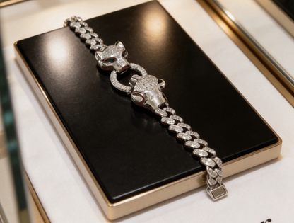 [⭐Hildren Jewelry] DOUBLE PANTHER BRACELET