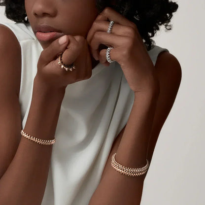 [⭐Hildren Jewelry]CLASH  BRACELET 8MM DIAMONDS