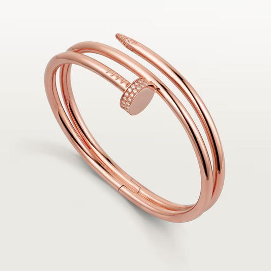 [⭐Hildren Jewelry]JUSTE BRACELET 3.5MM DOUBLE ROW DIAMOND