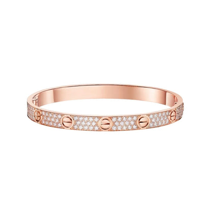 [⭐Hildren Jewelry]LOVE BRACELET 6.1MM DIAMOND-PAVED