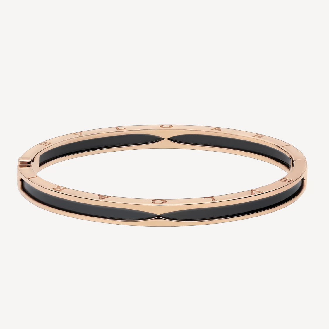 [⭐Hildren Jewelry]ZERO 1 PINK GOLD WITH BLACK CERAMIC BRACELET