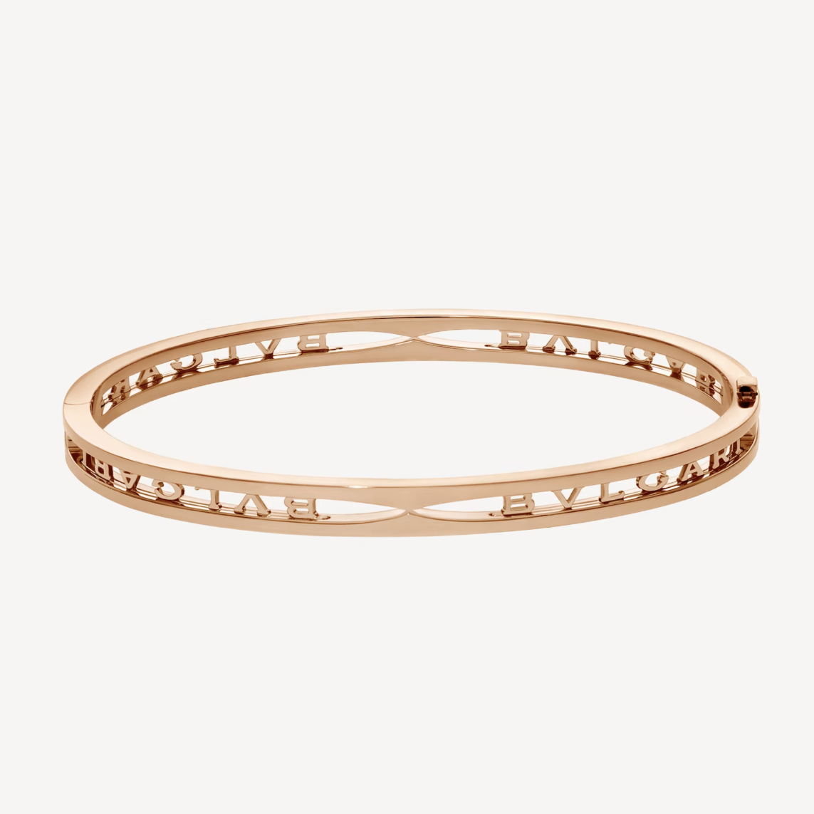 [⭐Hildren Jewelry]ZERO 1 SPIRAL LOGO PINK GOLD BRACELET