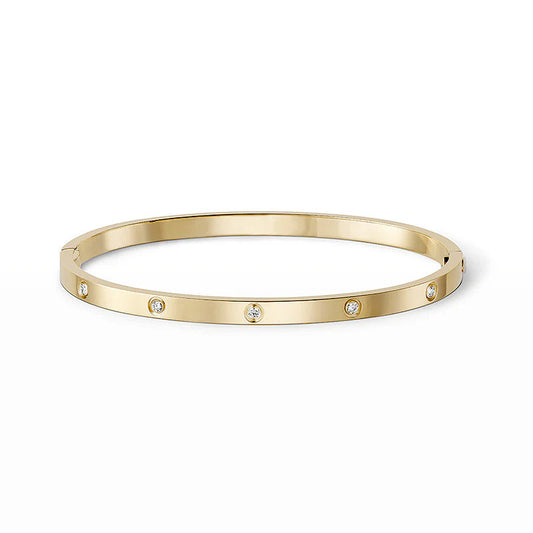 [⭐Hildren Jewelry]LOVE BRACELET 3.65MM 10 DIAMONDS