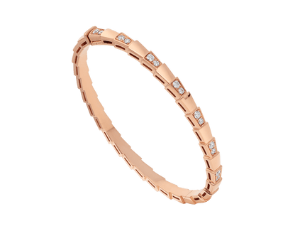 [⭐Hildren Jewelry]SERPENTI BRACELET PINK GOLD DIAMOND