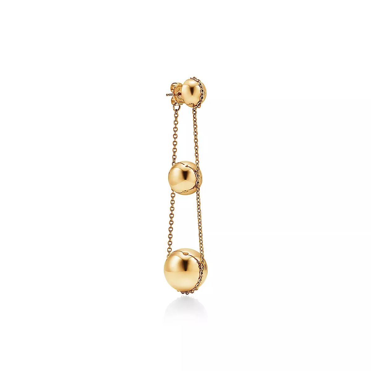 [Hildren Jewelry]TRIPLE DROP GOLD EARRINGS