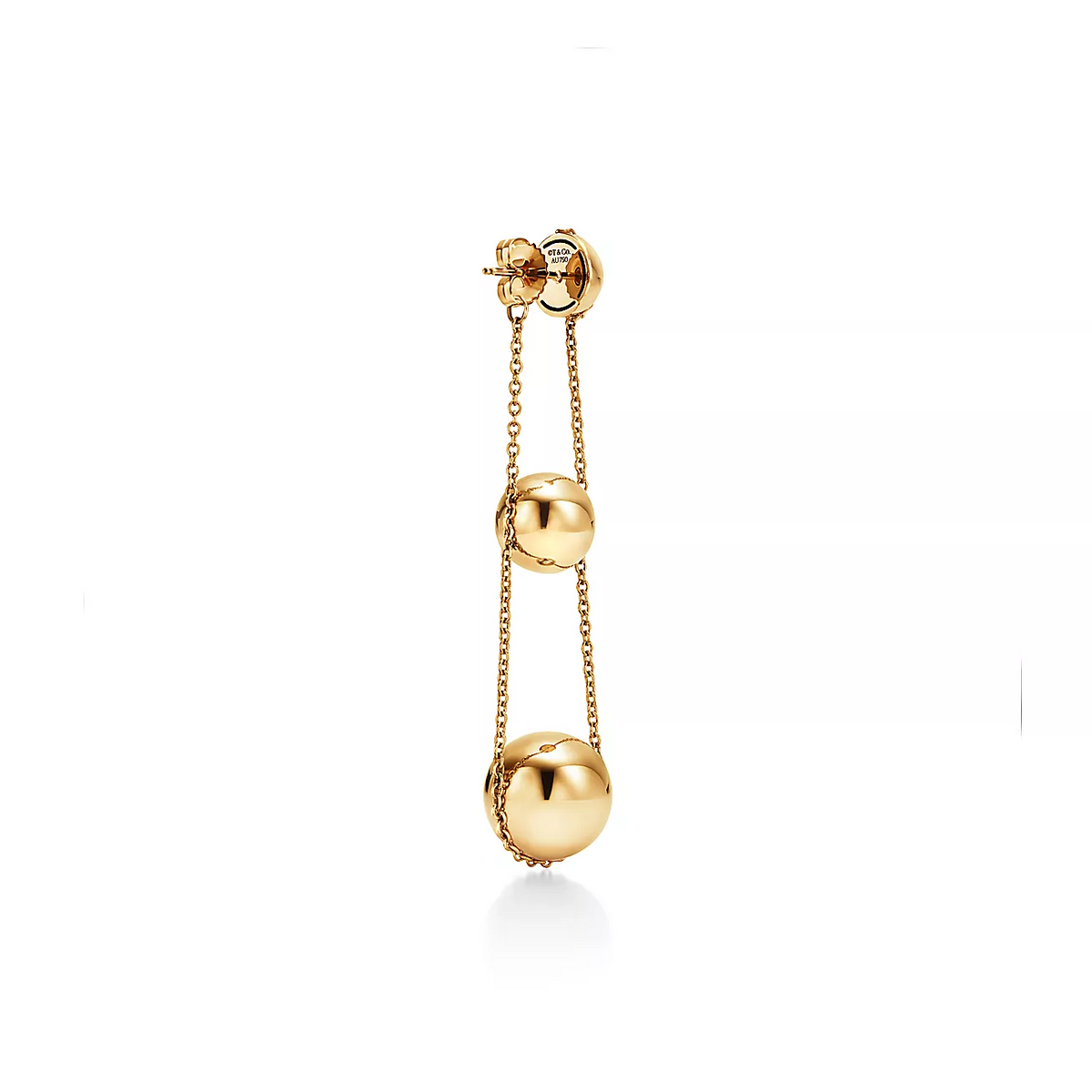 [Hildren Jewelry]TRIPLE DROP GOLD EARRINGS