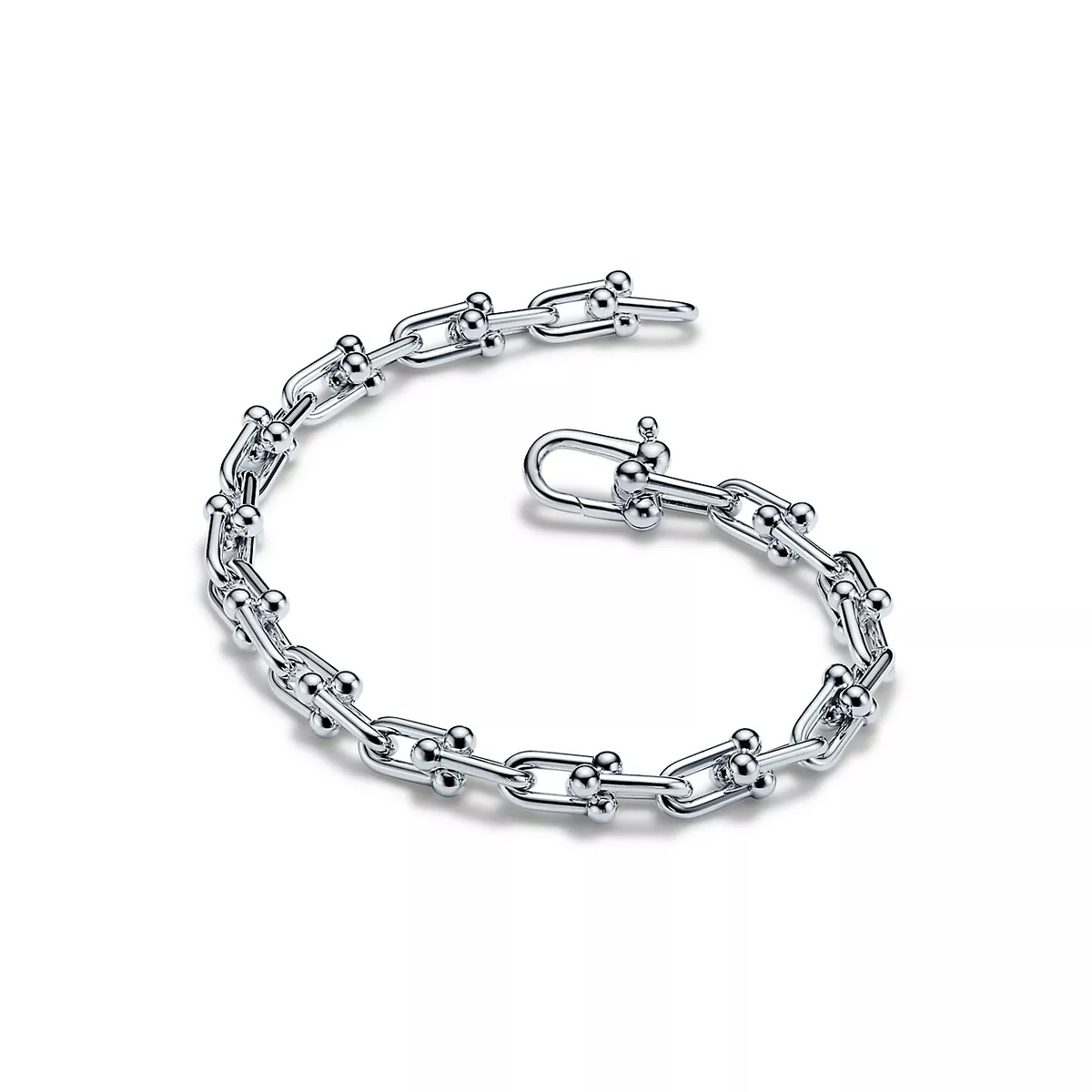 [Hildren Jewelry]HARDWEAR SMALL LINK 26 MOTIF SILVER BRACELET