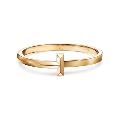 [Hildren Jewelry]T1 WIDE HINGED BANGLE BRACELET