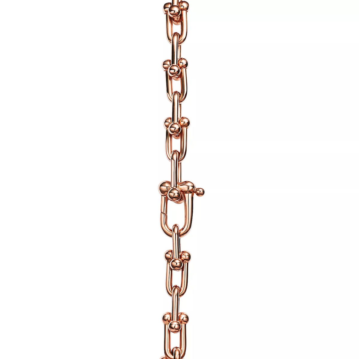 [Hildren Jewelry]HARDWEAR SMALL LINK 26 MOTIF PINK GOLD BRACELET
