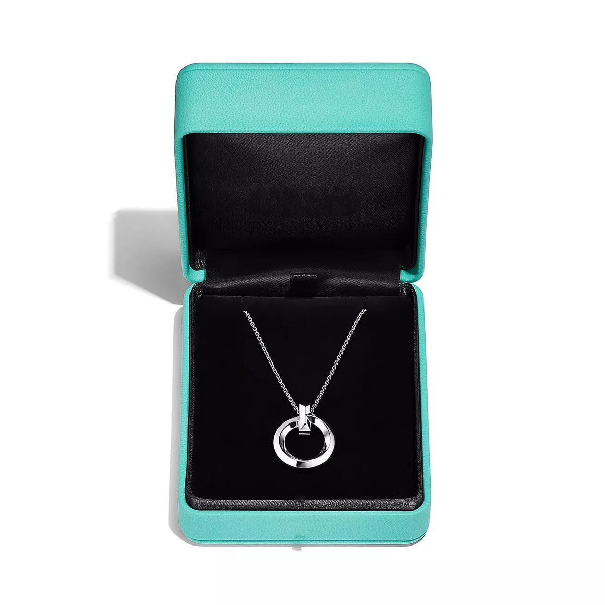 [Hildren Jewelry]T CIRCLE PENDENT SILVER NECKLACE