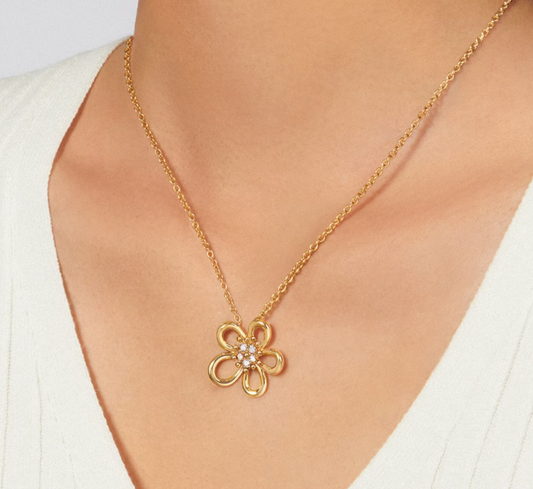 [⭐Hildren Jewelry]Flowerlace NECKLACE