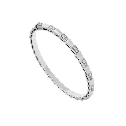 [⭐Hildren Jewelry]SERPENTI BRACELET SILVER DIAMOND