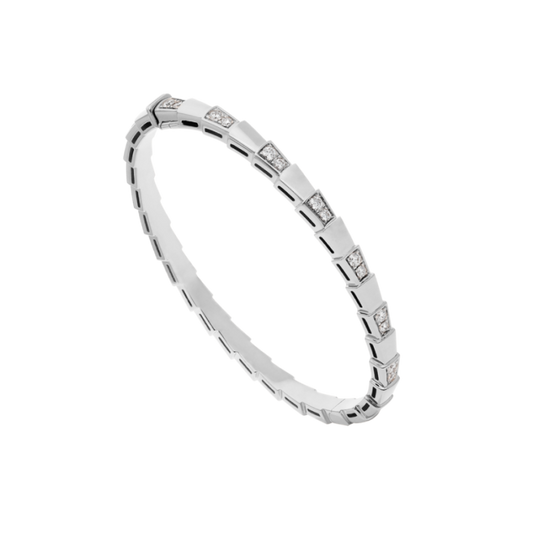 [⭐Hildren Jewelry]SERPENTI BRACELET SILVER DIAMOND