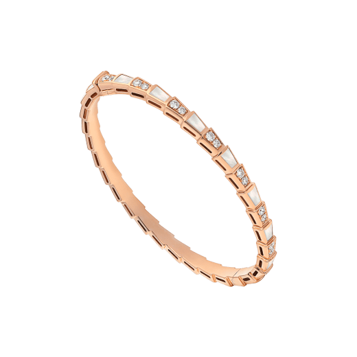 [⭐Hildren Jewelry]SERPENTI BRACELET PINK GOLD MOP DIAMOND