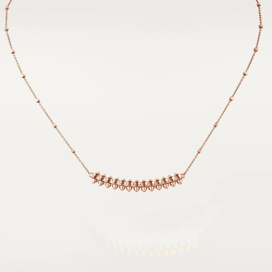 [⭐Hildren Jewelry]CLASH PINK GOLD NECKLACE