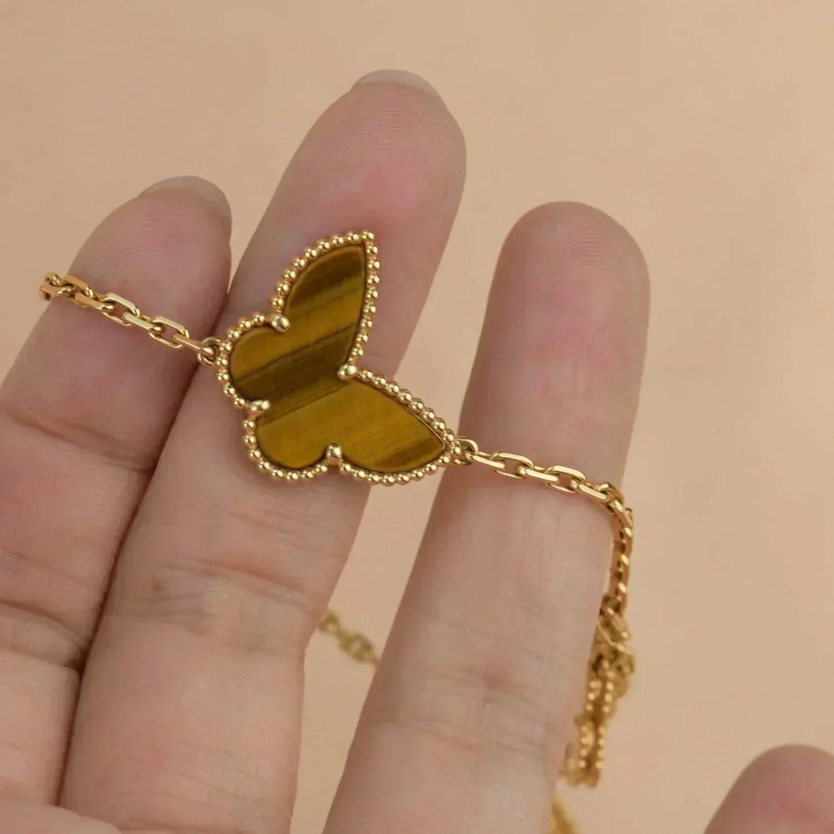 [⭐Hildren Jewelry]LUCKY SPRING 5 MOTIF GOLD BRACELET