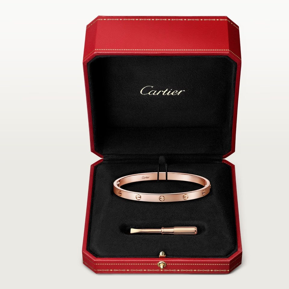 [⭐Hildren Jewelry]LOVE BRACELET 4.8MM 4 DIAMONDS