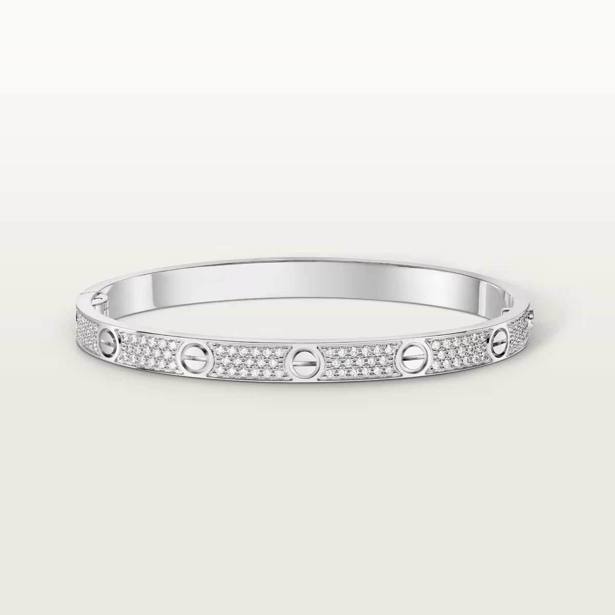 [⭐Hildren Jewelry]LOVE BRACELET 4.8MM DIAMOND-PAVED