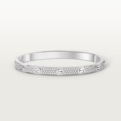 [⭐Hildren Jewelry]LOVE BRACELET 4.8MM DIAMOND-PAVED