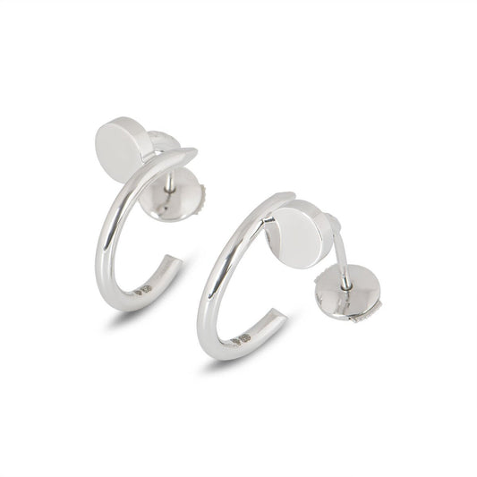 [⭐Hildren Jewelry]JUSTE EARRINGS SILVER
