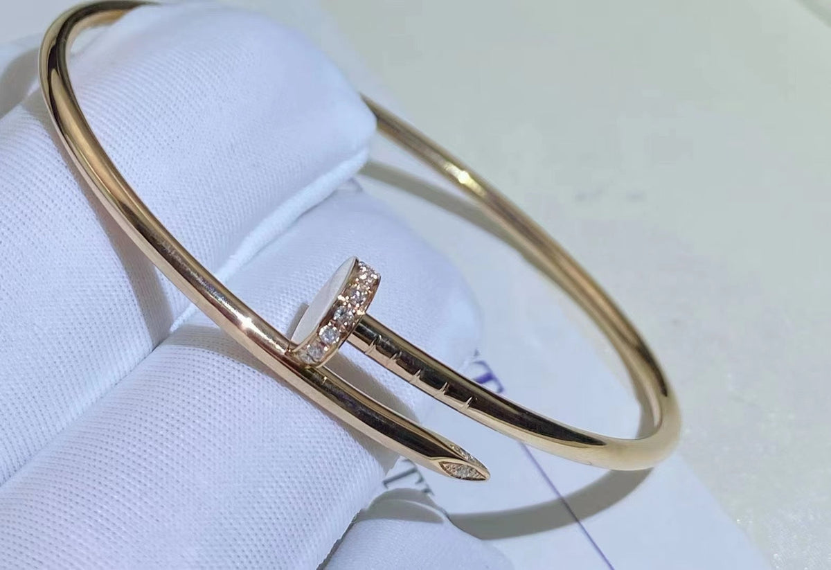 [⭐Hildren Jewelry]JUSTE BRACELET 2.5MM DIAMONDS