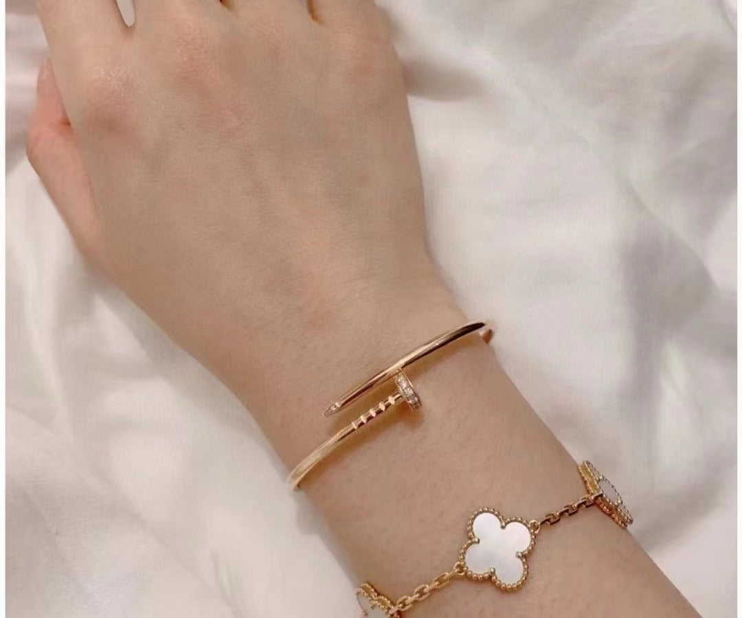 [⭐Hildren Jewelry]JUSTE BRACELET 2.5MM DIAMONDS