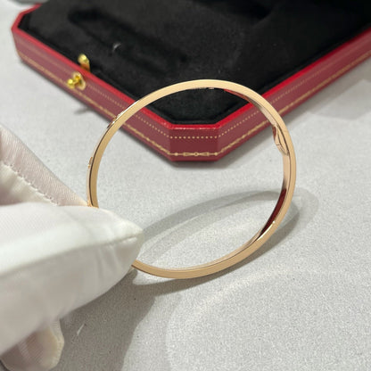[⭐Hildren Jewelry]LOVE BRACELET 3.65MM 6 DIAMONDS