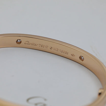 [⭐Hildren Jewelry]LOVE BRACELET 6.1MM 4 DIAMONDS