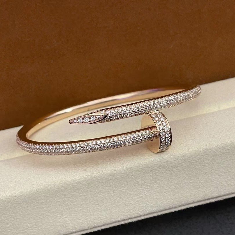 [⭐Hildren Jewelry]JUSTE BRACELET 3.5MM ALL DIAMONDS