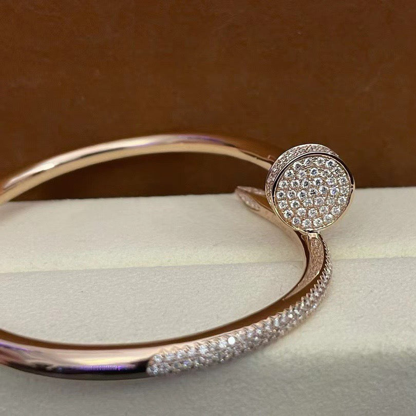 [⭐Hildren Jewelry]JUSTE BRACELET 3.5MM ALL DIAMONDS