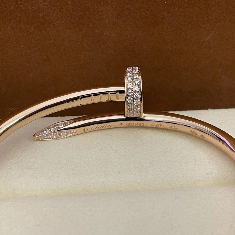 [⭐Hildren Jewelry]JUSTE BRACELET 3.5MM ALL DIAMONDS