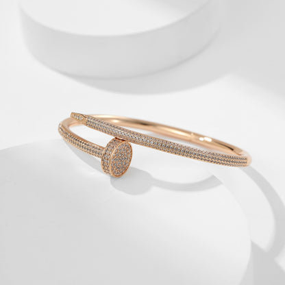 [⭐Hildren Jewelry]JUSTE BRACELET 3.5MM ALL DIAMONDS