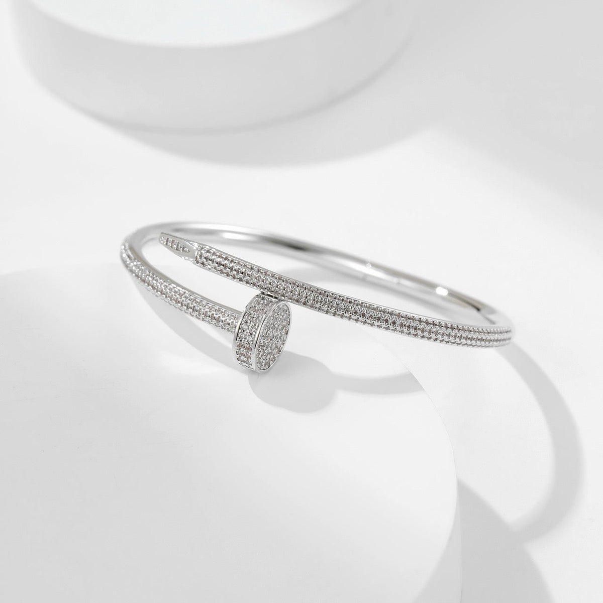 [⭐Hildren Jewelry]JUSTE BRACELET 3.5MM ALL DIAMONDS
