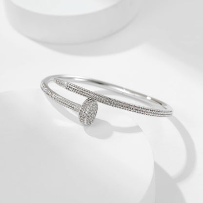 [⭐Hildren Jewelry]JUSTE BRACELET 3.5MM ALL DIAMONDS