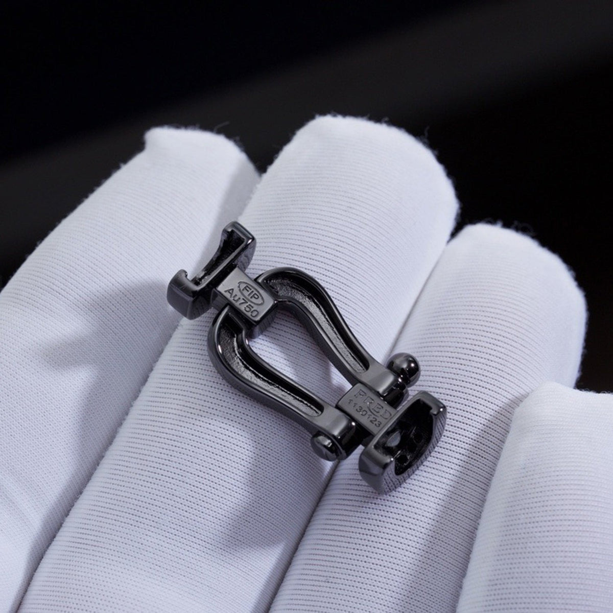 [⭐Hildren Jewelry]FORCE LARGE SERIES HORSESHOE BLACK SAMURAI BRACELET