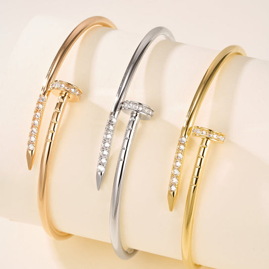 [⭐Hildren Jewelry]JUSTE BRACELET 2.5MM DIAMONDS