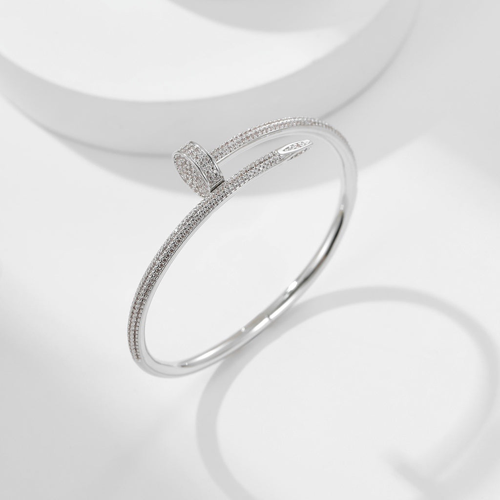 [⭐Hildren Jewelry]JUSTE BRACELET 3.5MM ALL DIAMONDS